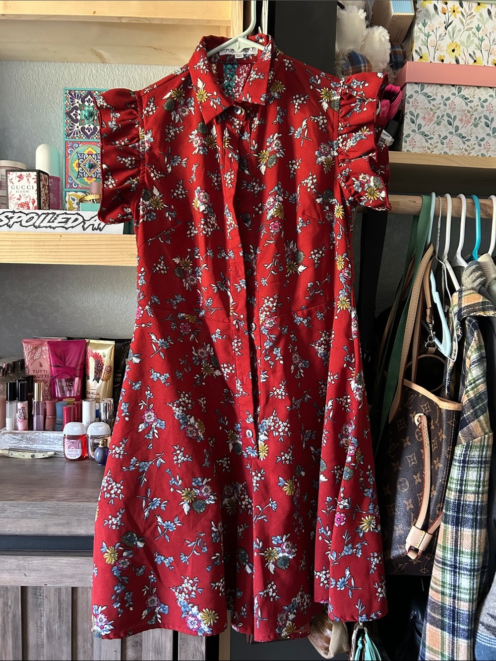 Women xs romper with pockets